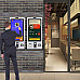 Totem Self Order Kiosk Multimediale Touchscreen 32"