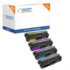 Kit 4 Toner per Brother TN-421, TN-423, TN-426 Nero, Ciano, Magenta, Giallo