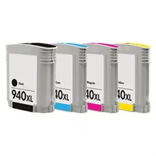 KIT 4 Cartucce per HP 940XL Compatibili