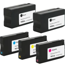 KIT 5 Cartucce Tricolor per HP 951XL Compatibili