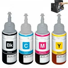 Kit Flaconi inchiostro 4 Colori per Epson EcoTank Kit Flaconi inchiostro 4 Colori per Epson EcoTank